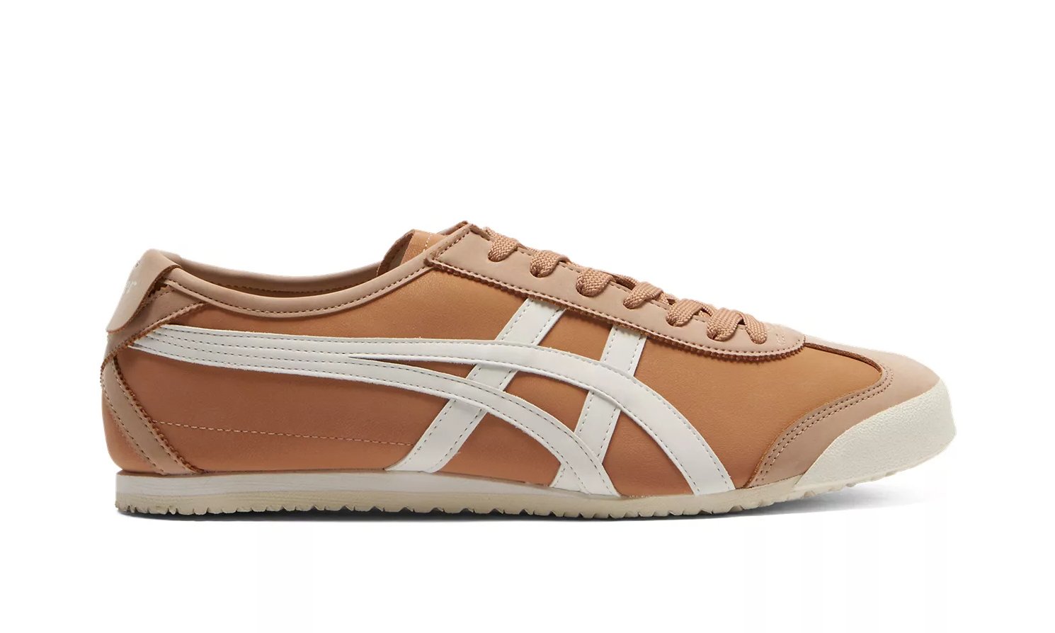 1183B-10.jpg Onitsuka Tiger MEXICO 66 אדום חול/קרם - Image 1