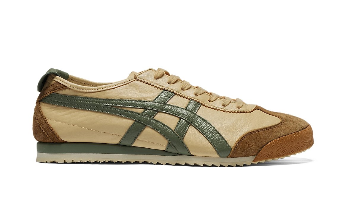 1183C319-5.jpg Onitsuka Tiger MEXICO 66 NM בז'/ירוק דשא - Image 1