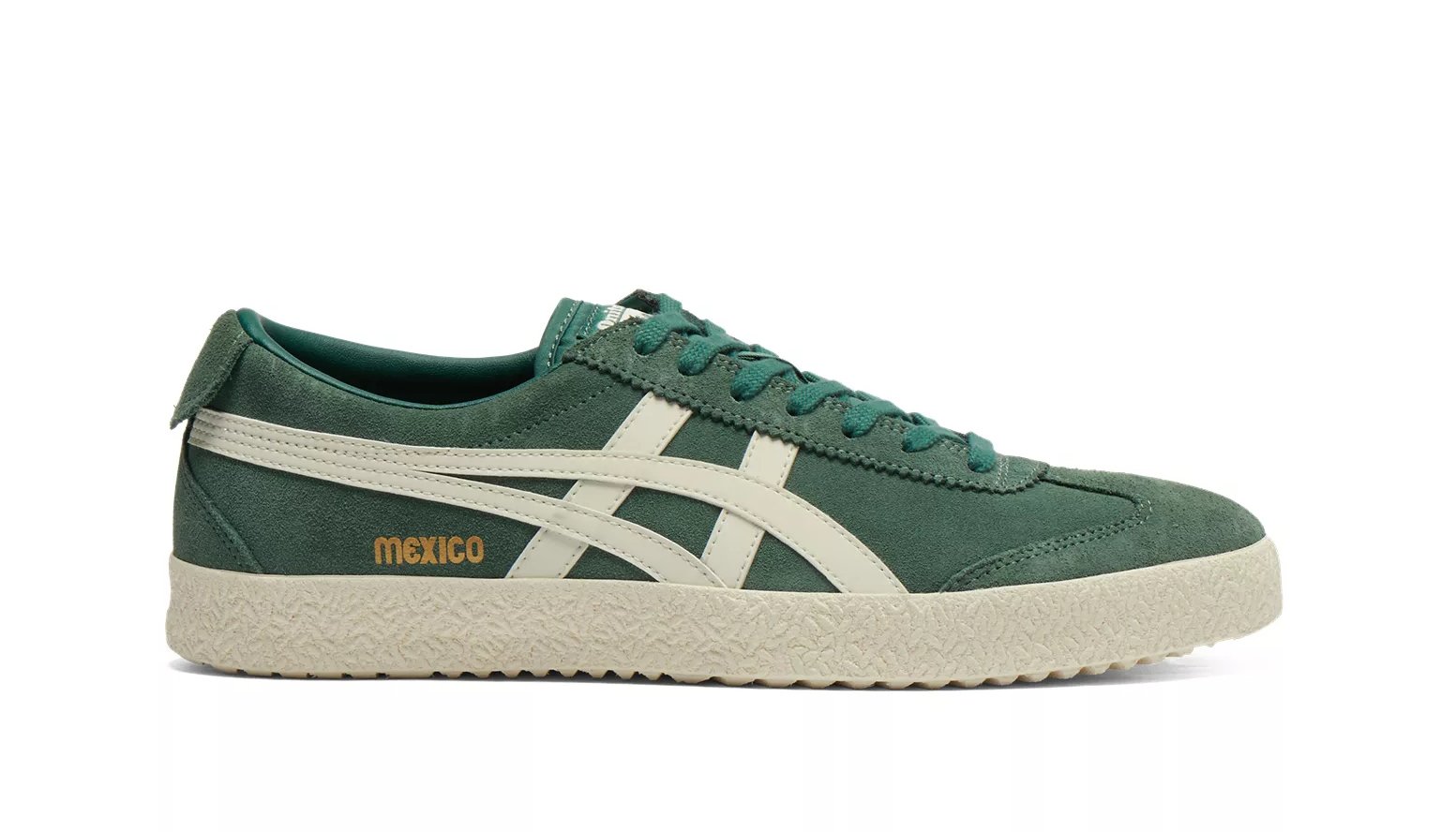D-MEXICO-66-DELEGATION-10.jpg Onitsuka Tiger MEXICO 66 DELEGATION ירוק אורן/קרם - Image 1