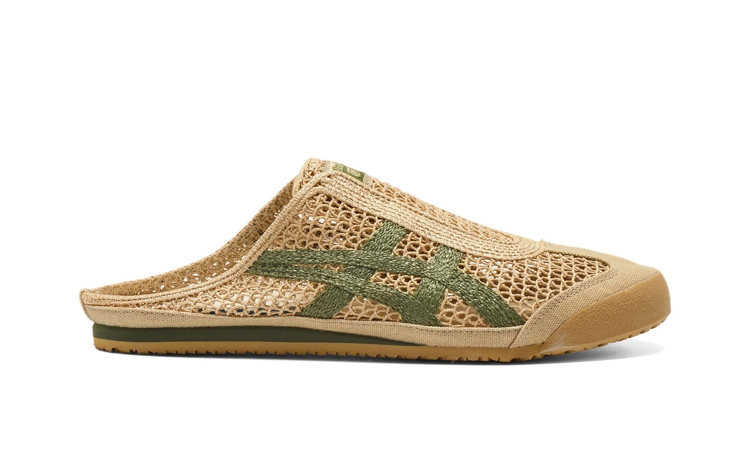 MEXICO-66-SABOT-18.jpg Onitsuka Tiger MEXICO 66 SABOT בז'/ירוק - Image 1