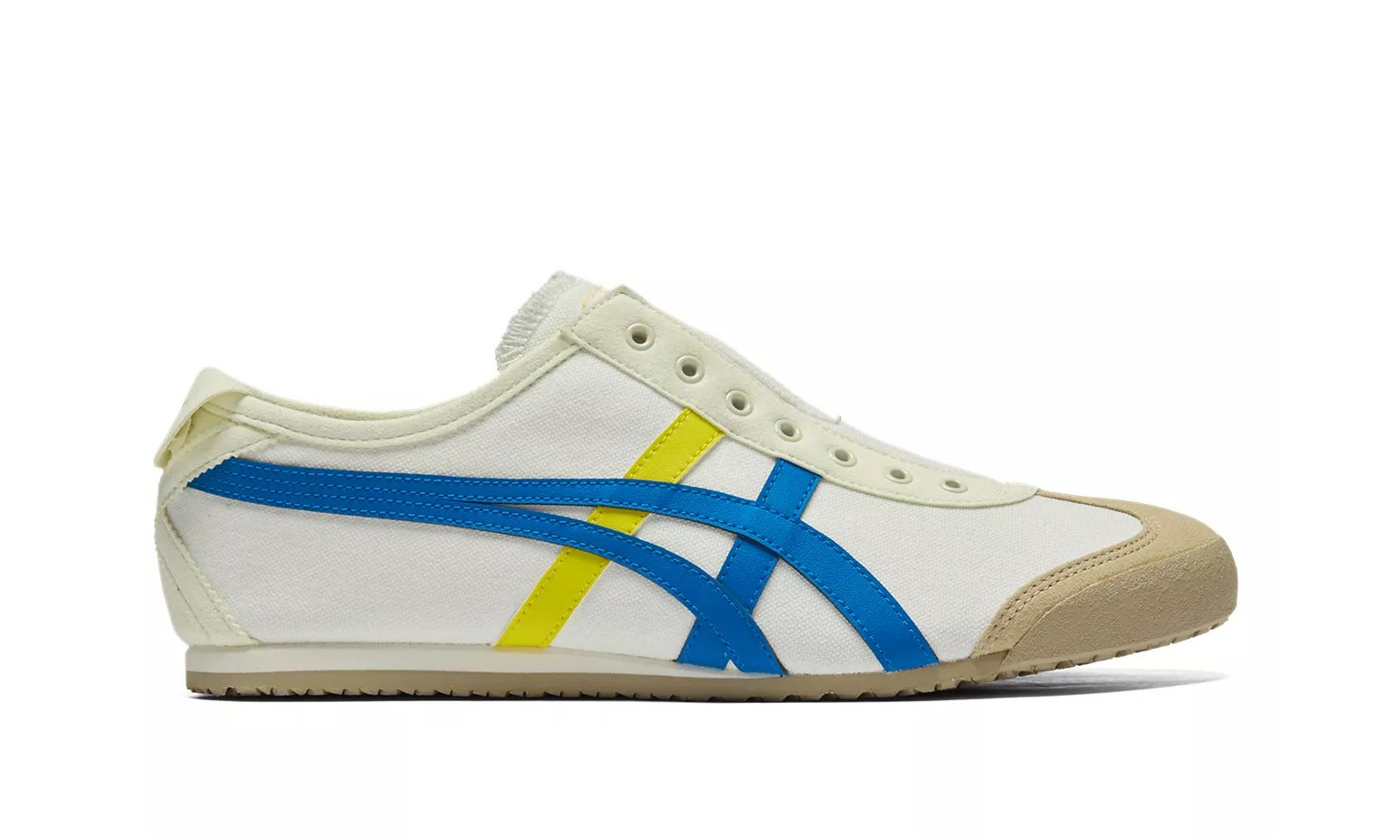 MEXICO-66-SLIP-ON-2-10.jpg Onitsuka Tiger MEXICO 66 SLIP-ON שמנת/כחול דירקטור - Image 1