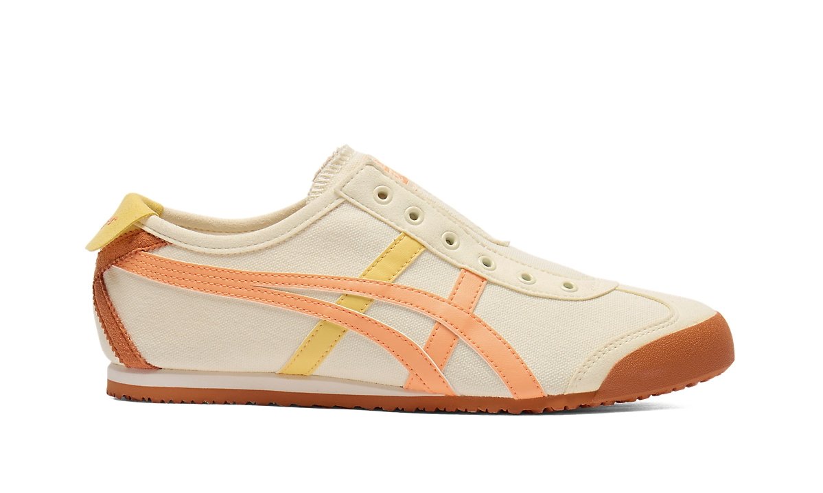 MEXICO-66-SLIP-ON-5.jpg נעלי Onitsuka Tiger MEXICO 66 - נעלי סליפ-און בצבע שנהב/קיץ דיונה - Image 1