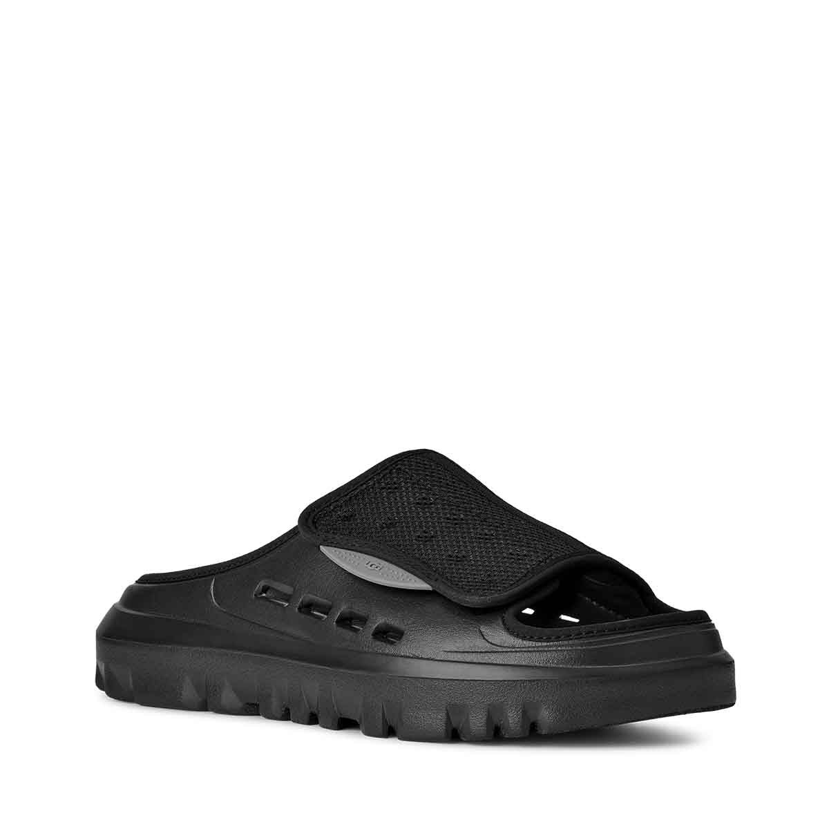 0006_1175194-BLK_2_5000x UGG PeakMod Slide Black כפכפי סלייד נוחים נושמים לקיץ - Image 1