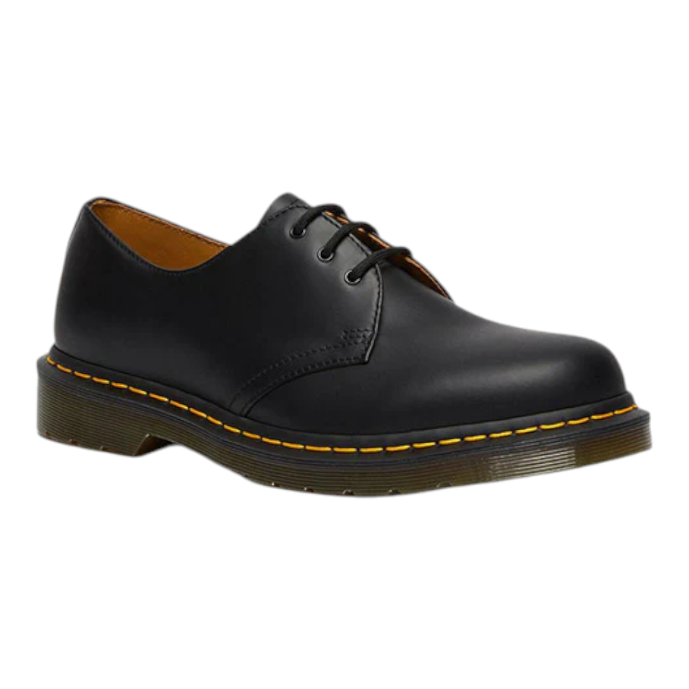 03141535-b48a-47d1-ad13-623aa225235e Dr. Martens 3 Eye Gibson Smooth Black נעלי יוניסקס - Image 1