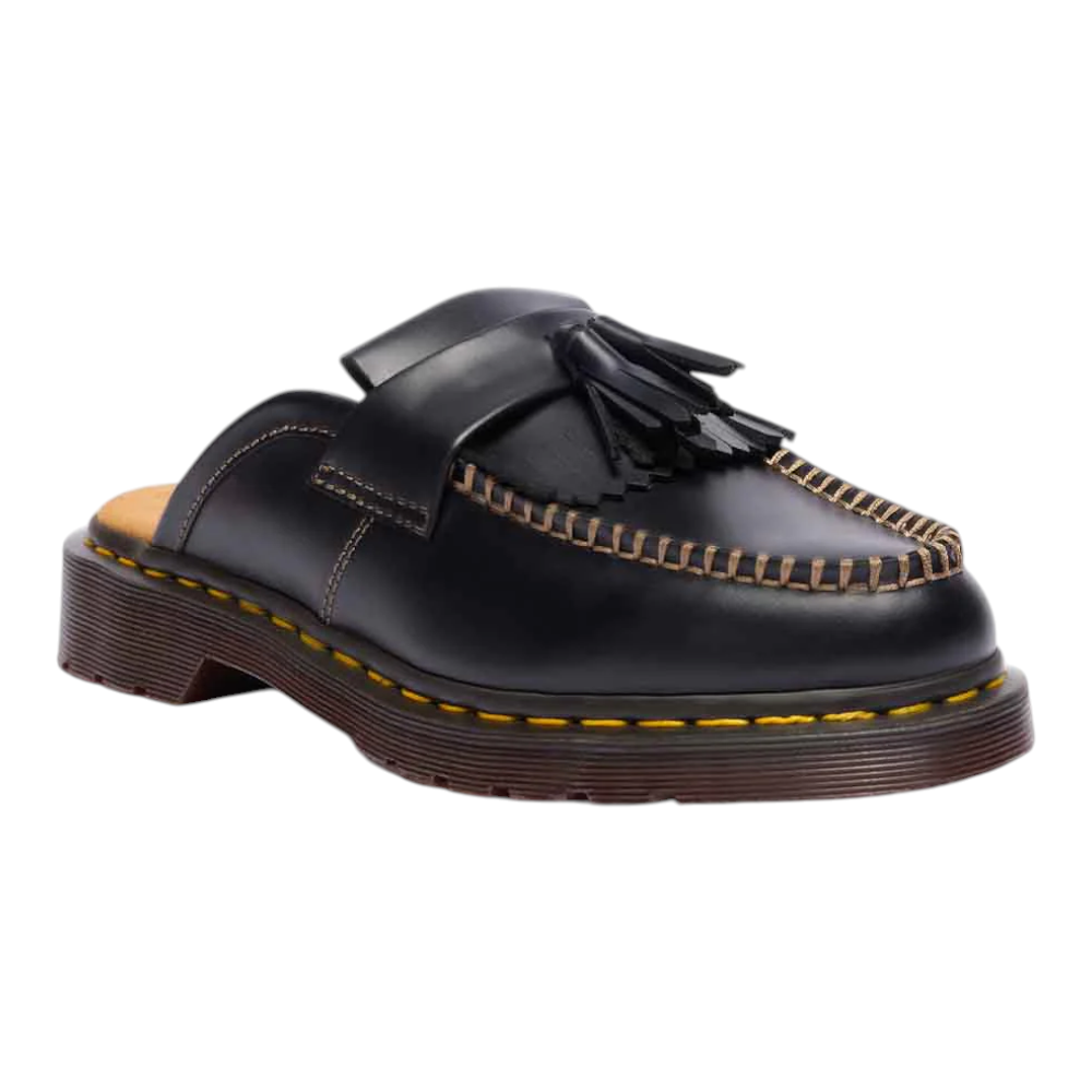 4e38a017-b13d-4344-9829-f37ad50019a2 Dr. Martens Adrian Mule Black כפכפי מוקסין יוניסקס - Image 1