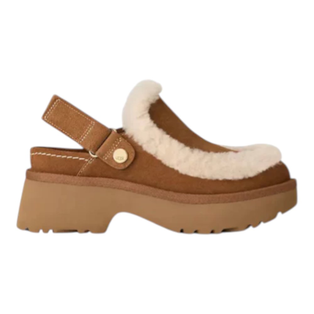 a1aa42d3-a725-44f0-a618-315b5e6ef016 UGG Esmee Platform Clog – Chestnut - Image 1
