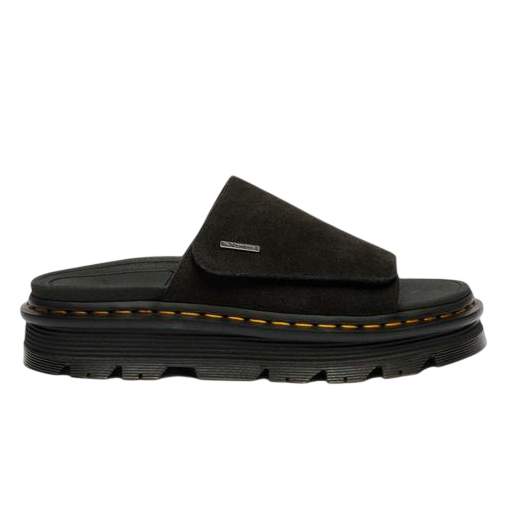 A-5-5.jpg Dr. Martens Zebzag Suede Platform Slides Black כפכפי פלטפורמה