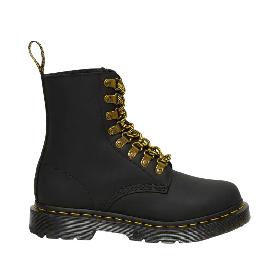 T-17.png Dr. Martens 1460 Pascal DM's Wintergrip Leather Ankle Boots Black מגפי חורף