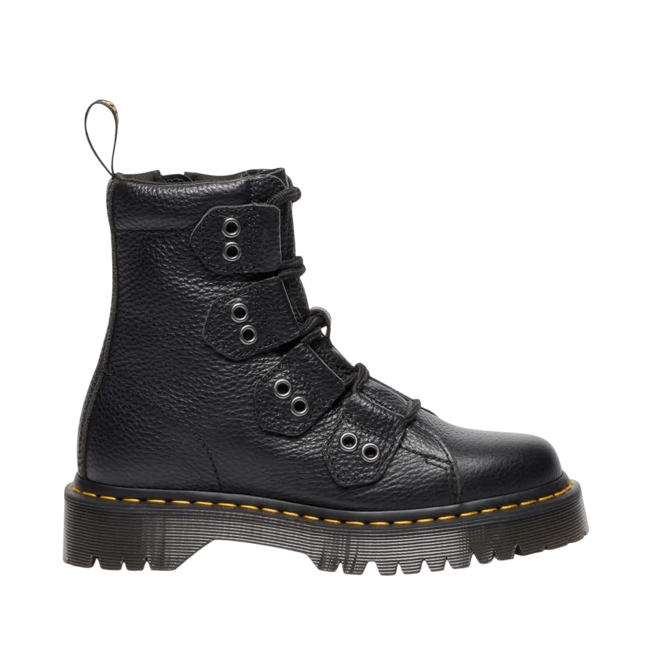 WW-1.png Dr. Martens 1460 Bex Lace-To-Toe Soft Leather Boots Black מגפי עור