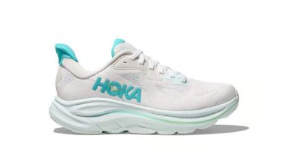 HOKA Clifton 10 Wide White/Cielo Blue נעלי ריצה בגזרה רחבה