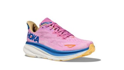 HOKA Clifton 9 Wide Cyclamen/Sweet Lilac נעלי ריצה בגזרה רחבה