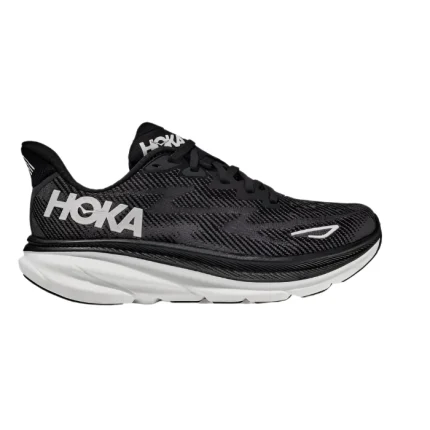 HOKA Clifton 9 Black/White נעלי ריצה
