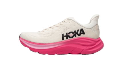 HOKA Clifton 10 Alabaster/Neon Dragonfruit נעלי ריצה