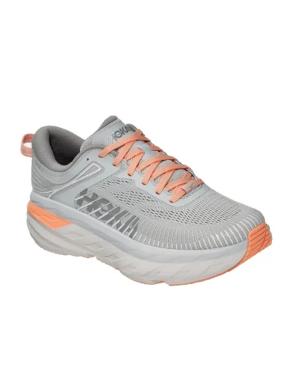HOKA Bondi 7 Grey/Orange נעלי ריצה