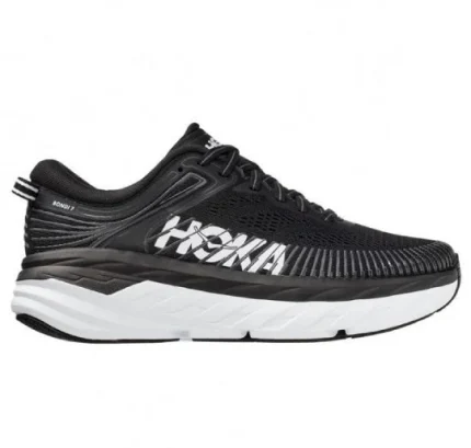 HOKA Bondi 7 Black/White נעלי ריצה