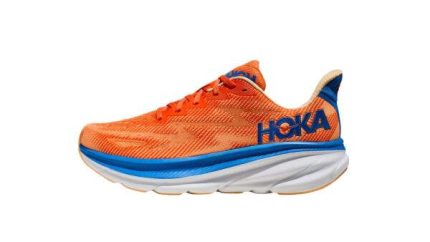 HOKA Clifton 9 Wide Vibrant Orange/Impala נעלי ריצה בגזרה רחבה