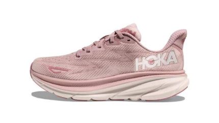 HOKA Clifton 9 Wide Pale Mauve/Peach Whip נעלי ריצה בגזרה רחבה