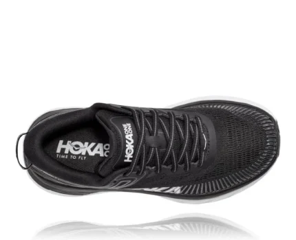 HOKA Bondi 7 Black/White נעלי ריצה