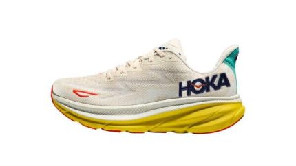 HOKA Clifton 9 Wide Eggnog/Passion Fruit נעלי ריצה בגזרה רחבה