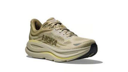 HOKA Bondi 9 Wide Grassland/Oyster Mushroom נעלי ריצה בגזרה רחבה