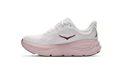 HOKA Bondi 9 White/Pink Opal נעלי ריצה