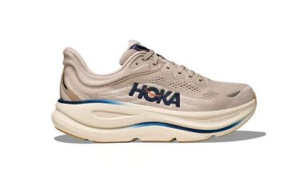 HOKA Bondi 9 Wide Stucco/Grout נעלי ריצה בגזרה רחבה
