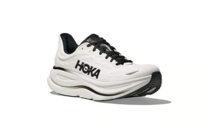 HOKA Bondi 9 Wide White/Black נעלי ריצה בגזרה רחבה