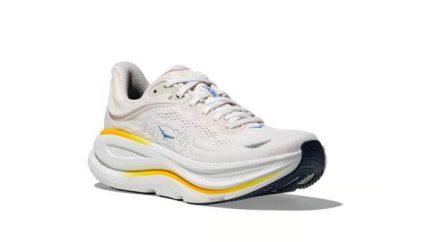HOKA Bondi 9 Wide White/Grout נעלי ריצה בגזרה רחבה