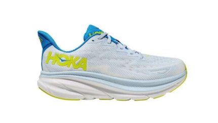 HOKA Clifton 9 Wide Ice Blue/Yellowish נעלי ריצה בגזרה רחבה