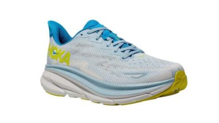 HOKA Clifton 9 Wide Ice Blue/Yellowish נעלי ריצה בגזרה רחבה