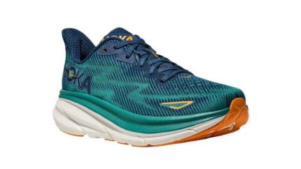 HOKA Clifton 9 Black/Green נעלי ריצה