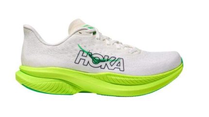 HOKA Mach 6 White/Neon Lime נעלי ריצה