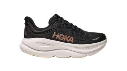 HOKA Bondi 9 Wide Black/Rose Gold נעלי ריצה בגזרה רחבה