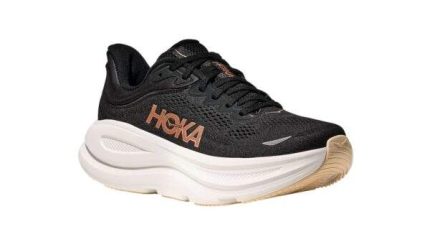 HOKA Bondi 9 Wide Black/Rose Gold נעלי ריצה בגזרה רחבה