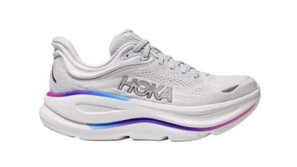 HOKA Bondi 9 Wide Grey/White נעלי ריצה בגזרה רחבה