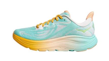 HOKA Clifton 10 Wide Shimmering Blue/White נעלי ריצה בגזרה רחבה