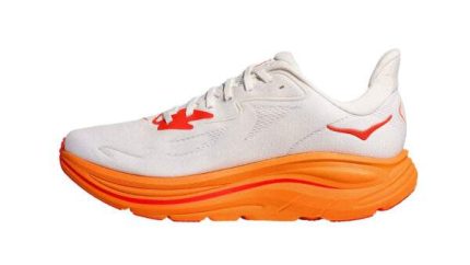 HOKA Clifton 10 Wide Frost/Orange נעלי ריצה בגזרה רחבה