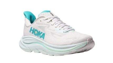 HOKA Clifton 10 Wide White/Blue Sielo נעלי ריצה בגזרה רחבה