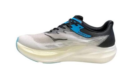 HOKA Rocket X 3 White Blue Black נעלי ריצה