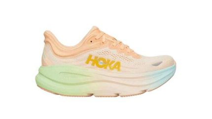 HOKA Bondi 9 Wide Frost Pale Tangerine נעלי ריצה בגזרה רחבה