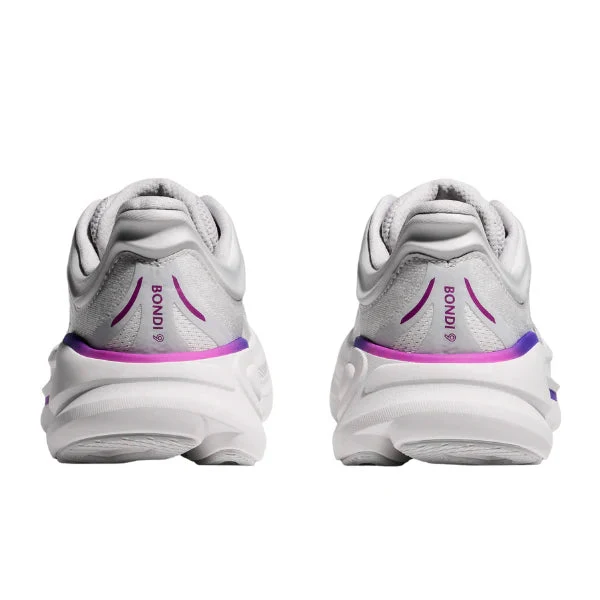 HOKA Bondi 9 White/Purple נעלי ריצה