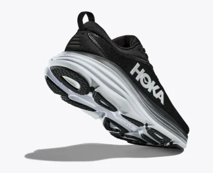 HOKA Bondi 8 Black/White נעלי ריצה