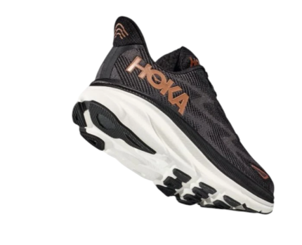 HOKA Clifton 9 Black/Orange נעלי ריצה