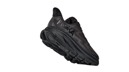 HOKA Clifton 9 Wide Black נעלי ריצה בגזרה רחבה